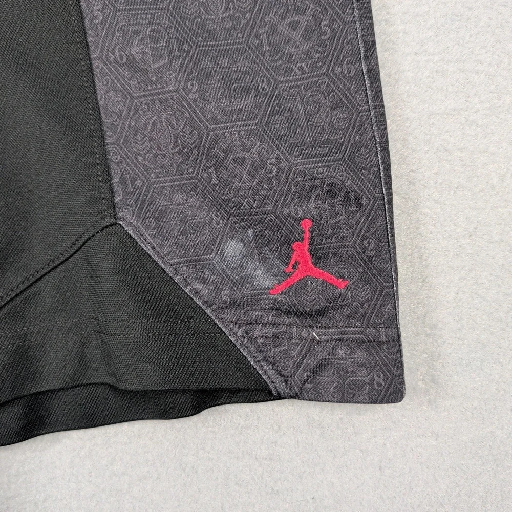 Jordan Shorts Men's Medium Black Dri-Fit‎ Performance Training Gym Running